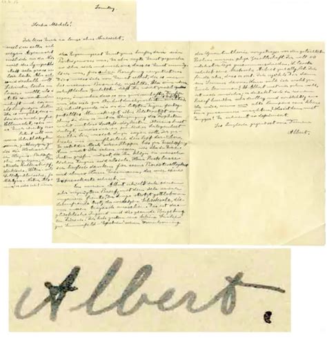 Carta De Einstein En Defensa De Un Amigo Asesino En Subasta