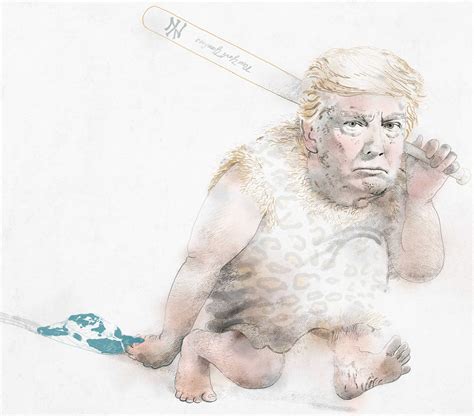 Cavemen Trump Mūsdienu Mākslinieki Zīmējot Dzīvniekus