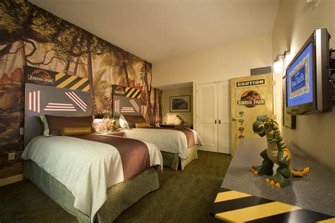 Scopri le camere a tema Jurassic Park dell'Universal Hotel