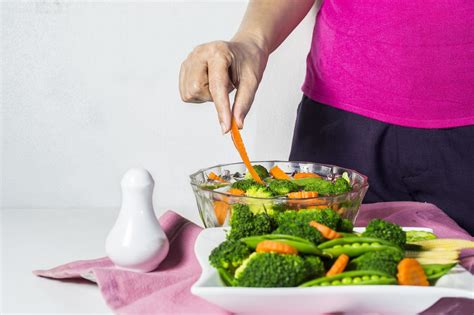 Vierta las verduras adecuadamente