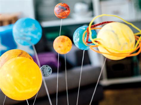 Wie man ein Sonnensystem-Modell zu Hause für ein Schulprojekt macht